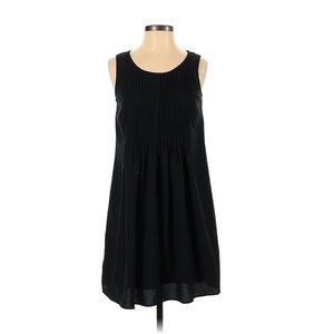 Merona Pleat Black Dress with Front Pleats
